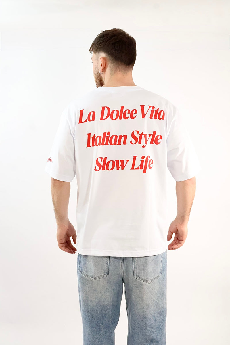 T-shirt ricamo la dolce vita 1967 SUPERCULTURE