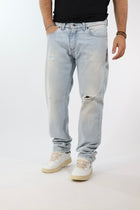 Jeans regular scritte 003 BERNA