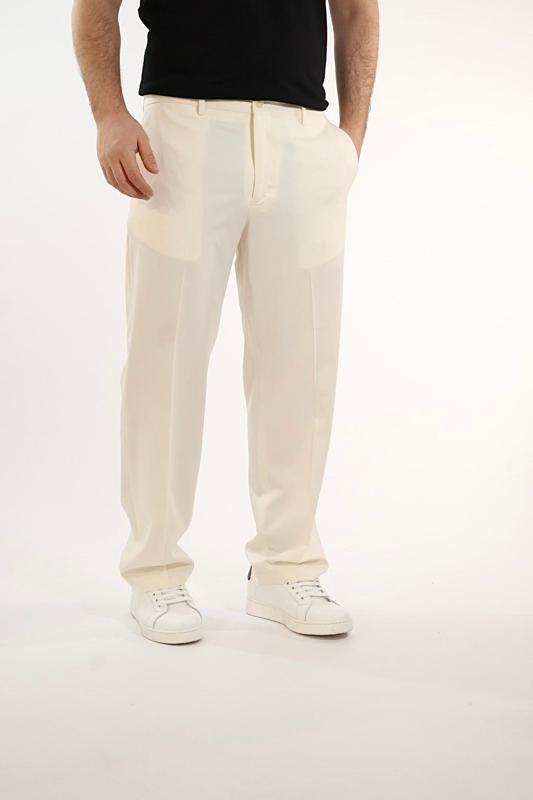 Pantalone chino anti fit capri taglio vivo P71 OVER-D