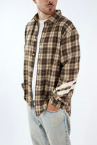 Camicia check flanella logo 840 DISCLAIMER