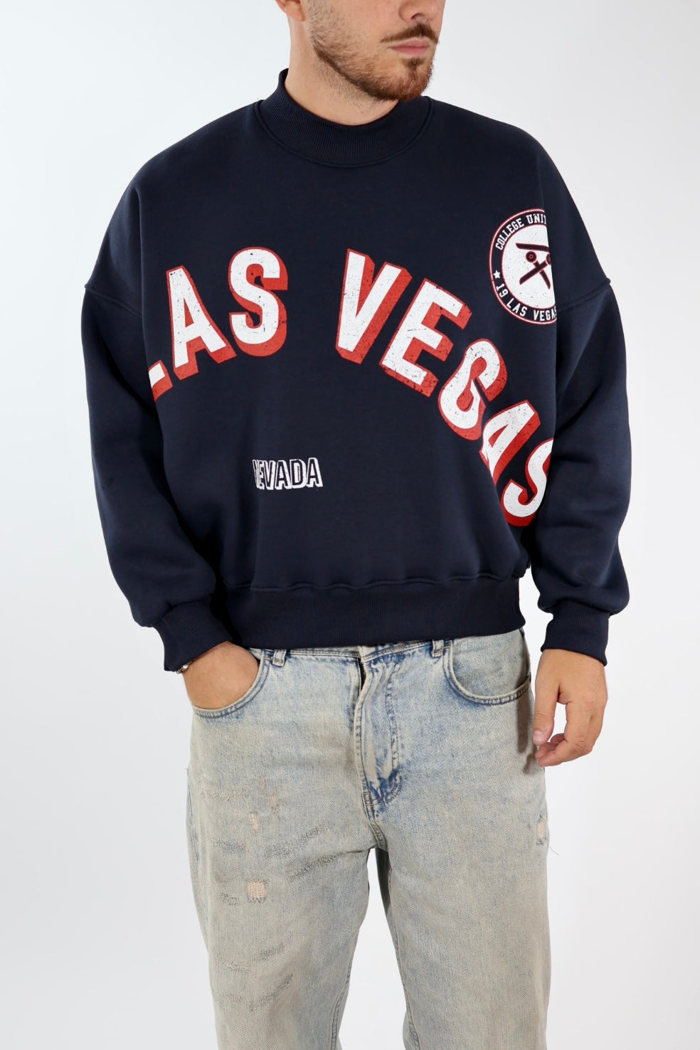 Felpa cropped Las Vegas 138 BERNA