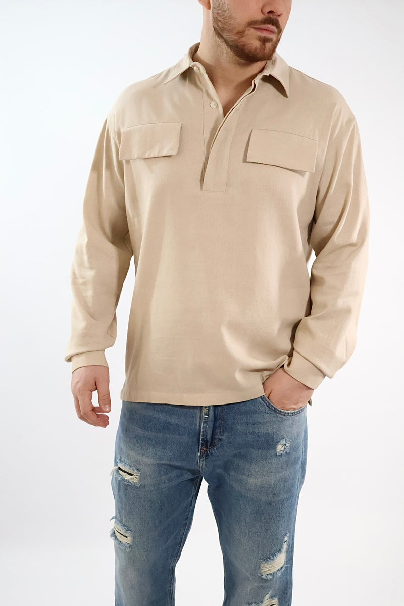 Giacca/camicia viscosa/lino  CL18 WHY NOT BRAN