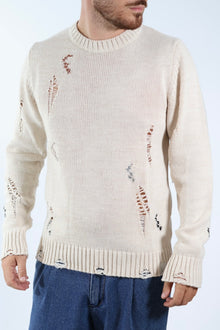 Maglione puntacci rotture  BW977128 BL11