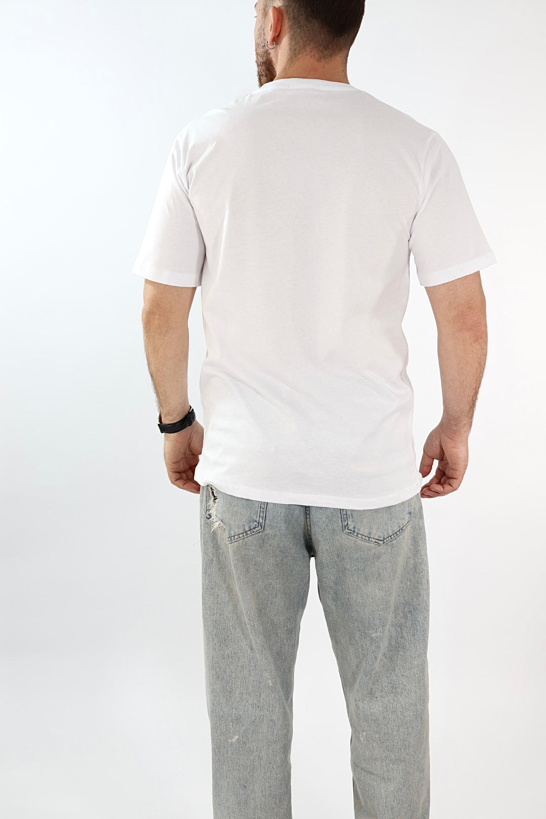 T shirt scritta ricamo 6031 J.W