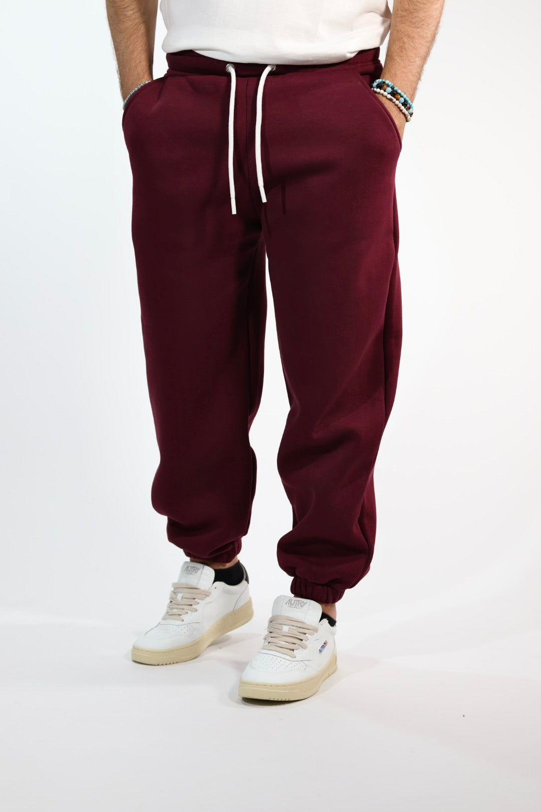 Pantalone 074-36 jogger bordeaux  BERNA