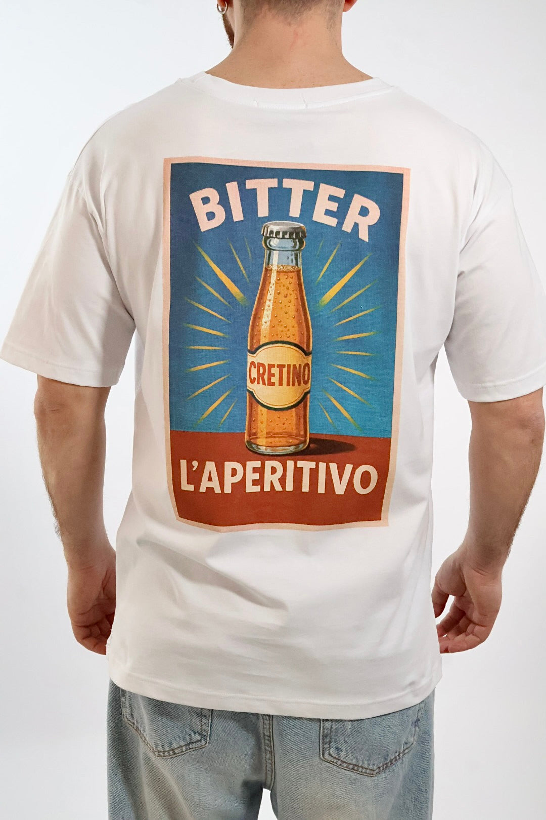 T-shirt stampa bitter  002  BL11
