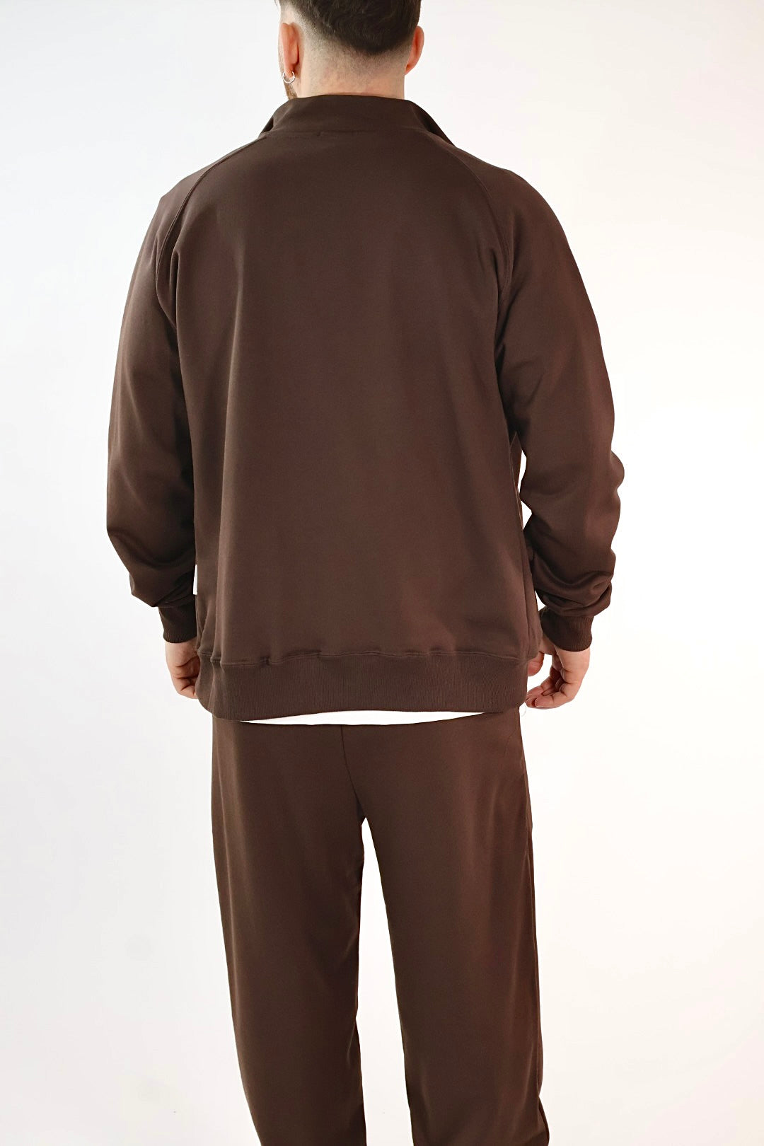 Felpa zip lupetto 060 BERNA