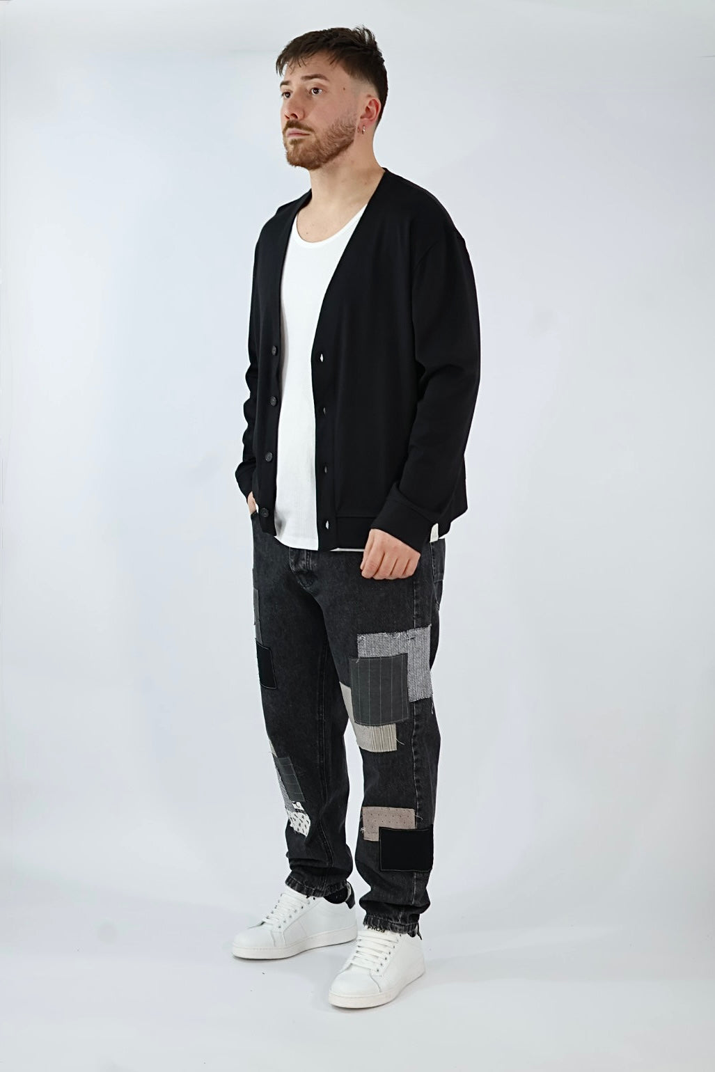 Cardigan viscosa punto Milano 001 BL11