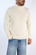Maglione 536S lupetto ciniglia nero GIANNI LUPO