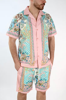 Camicia m/m fantasia  024TB GIANNI LUPO