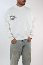 Felpa cropped italian culture 122 BERNA