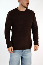 Maglione MACOMER162 moro giro bouclé BL11