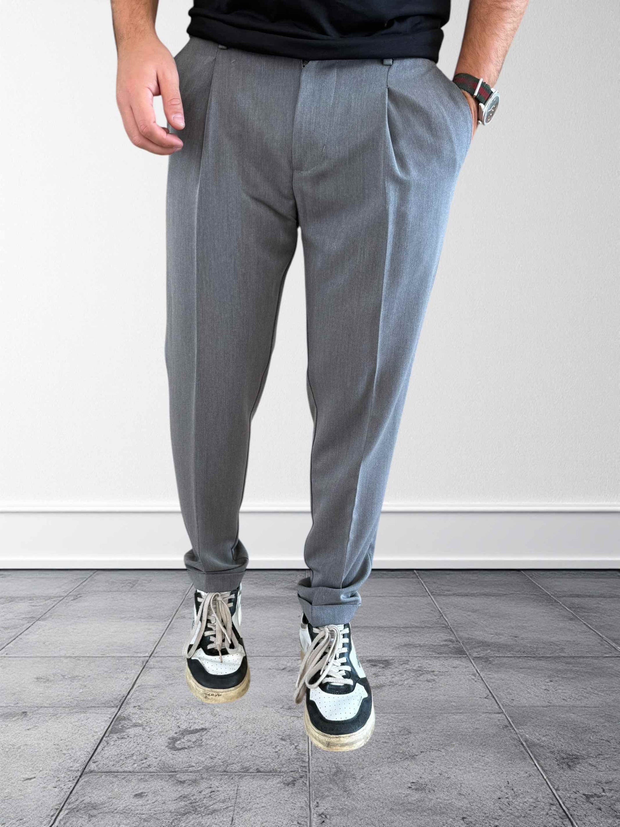 Pantalone tapered doppio filetto P15 OVERD