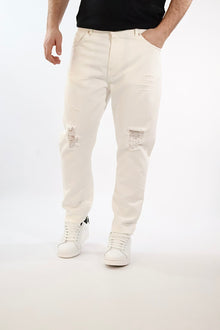 Pantalone cropped maracana  destroyed 077 BERNA