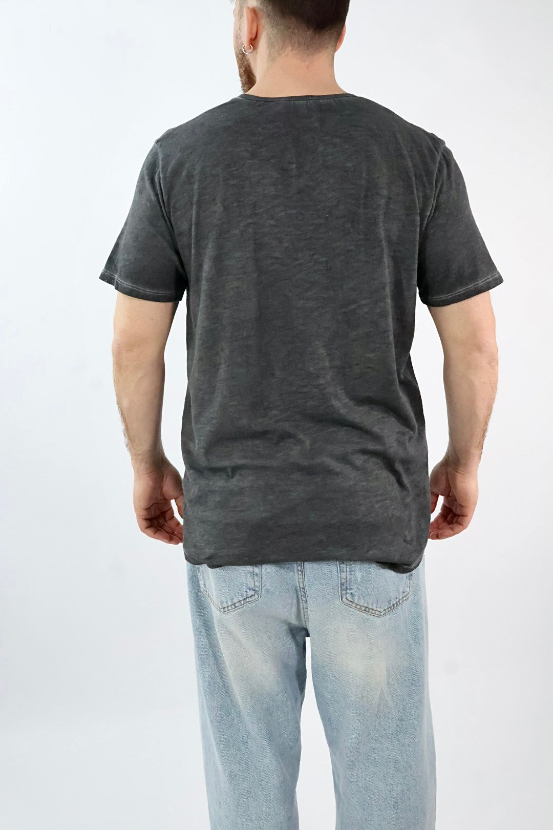 T-shirt serafino misto lino 623 BL11
