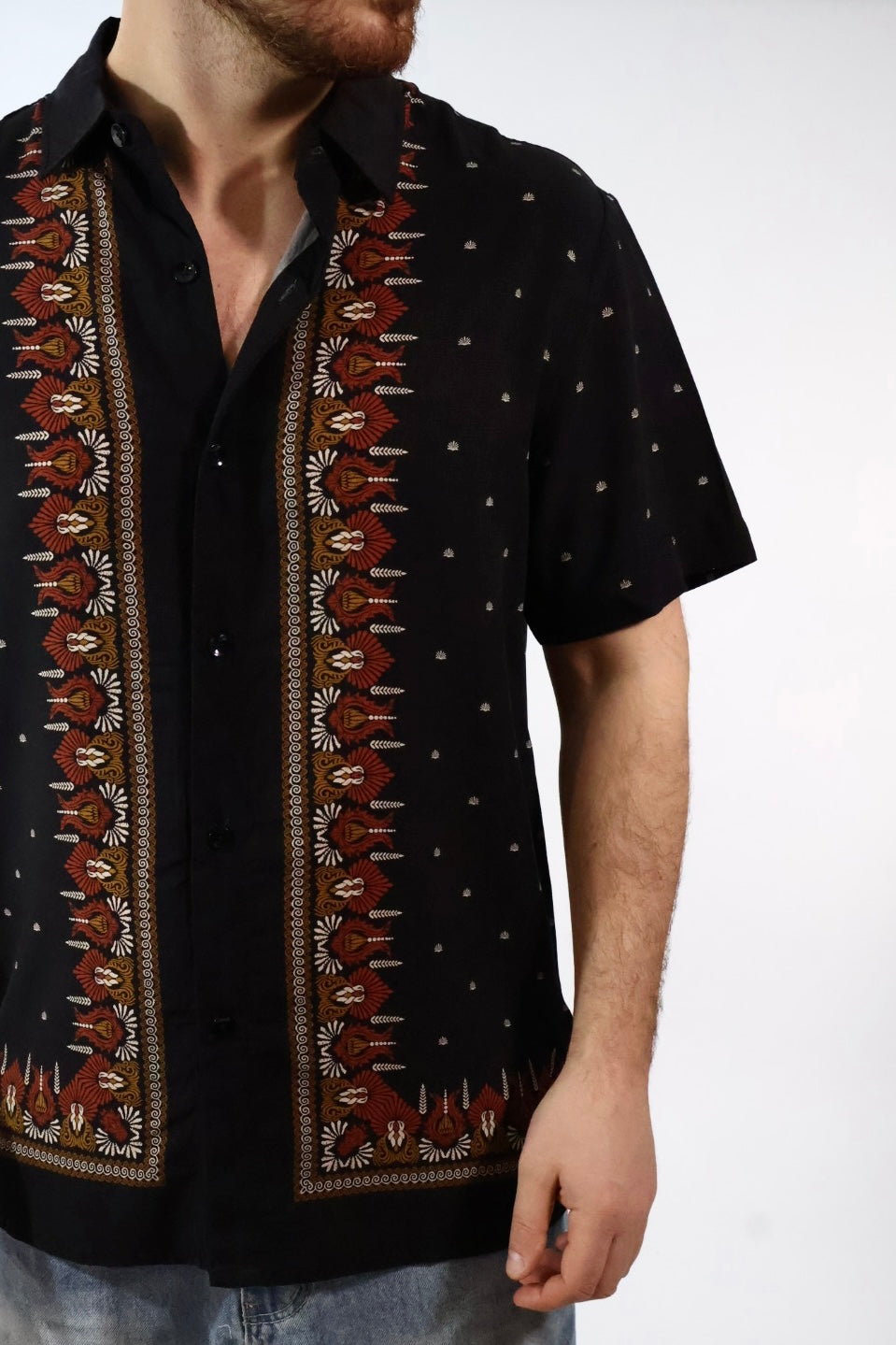 Camicia m/m viscosa 026TB  GIANNI LUPO