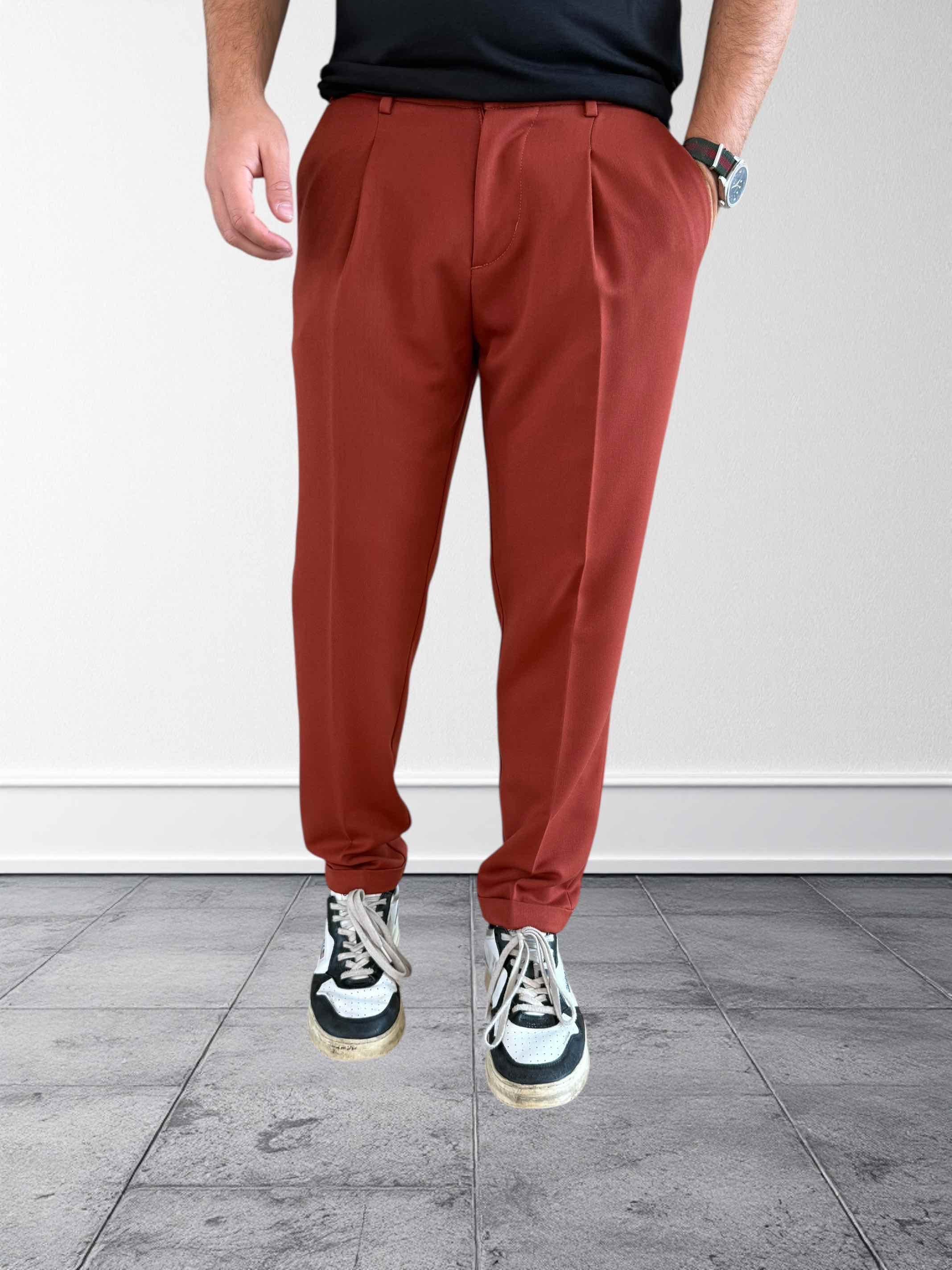 Pantalone tapered doppio filetto P15 OVERD