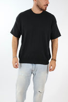 T shirt in maglia cropped over 432 BERNA