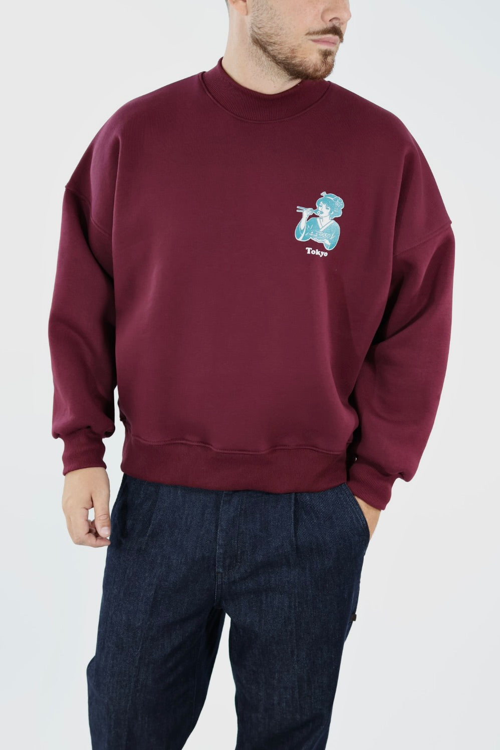 Felpa cropped people 149 BERNA