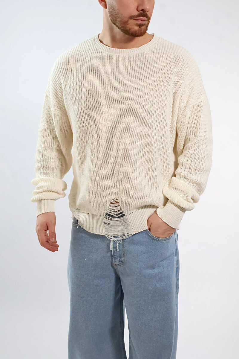 Maglione strappi MA/05 NEW JOB BRAND