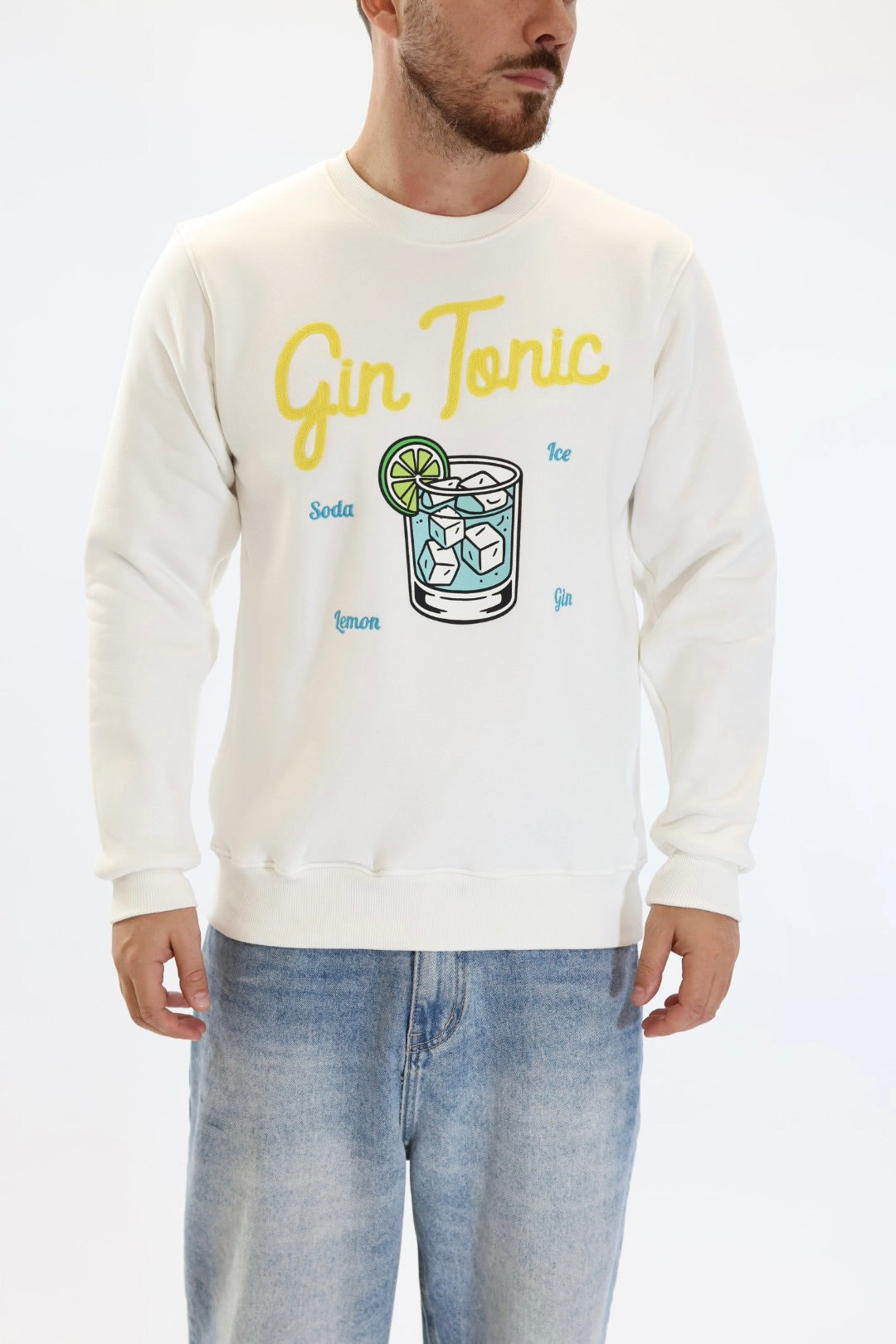 Felpa 3017 gin tonic  SUPERCULTURE