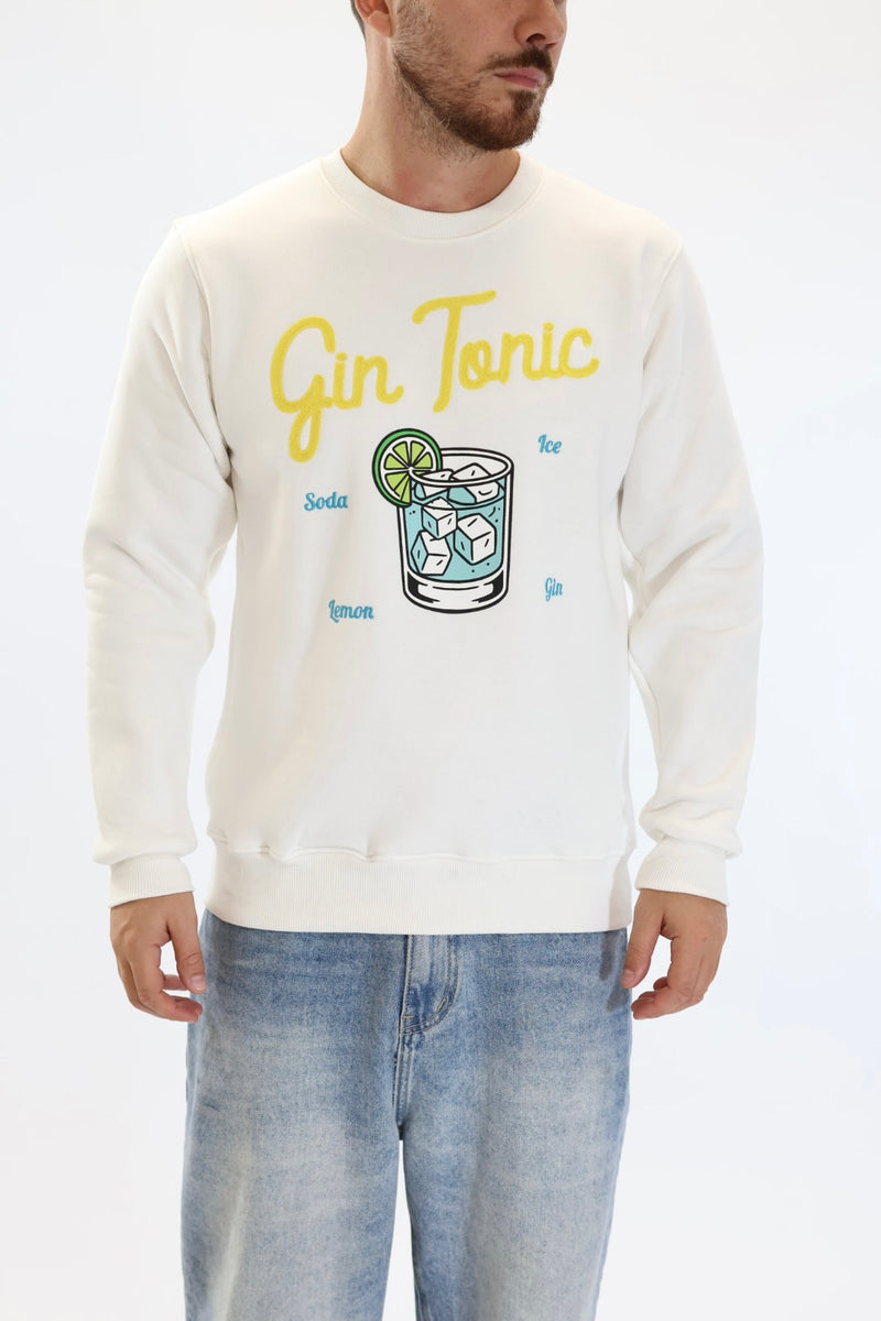 Felpa 3017 gin tonic  SUPERCULTURE