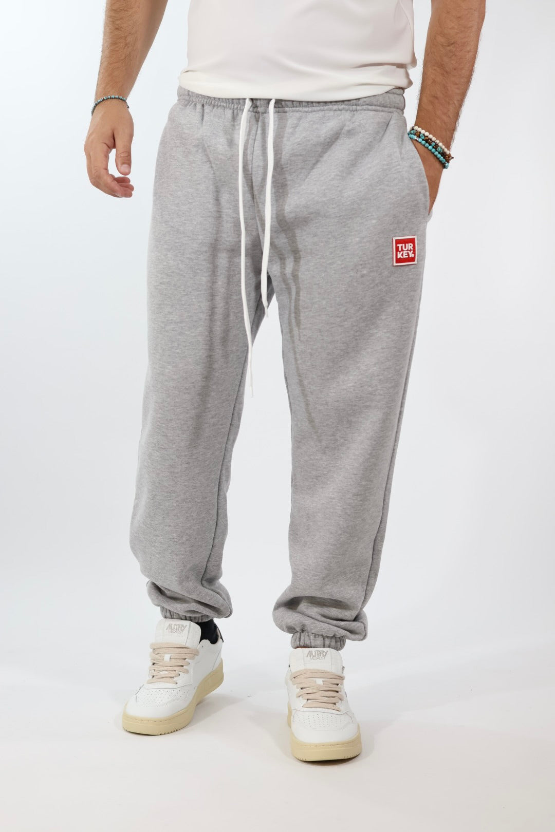 Pantalone tuta bill basic grey  TURKEY