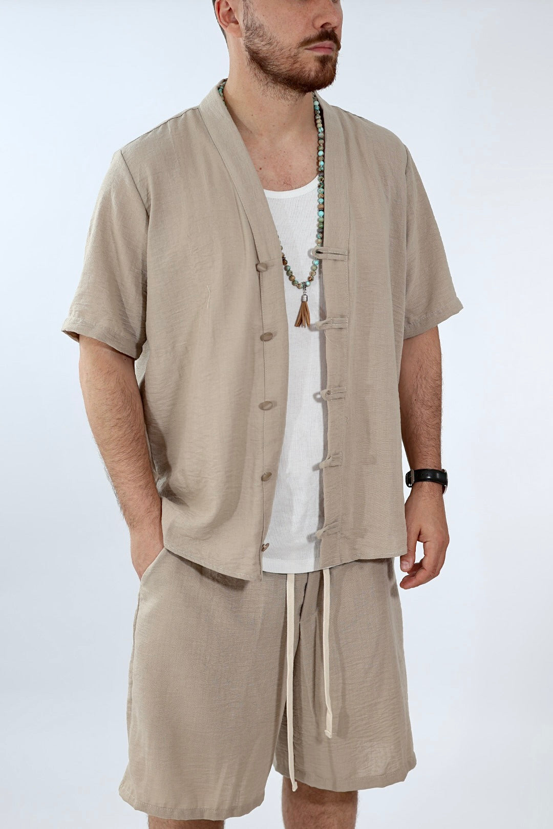 Completo camicia+bermuda 2231 BLACKSUNDAY
