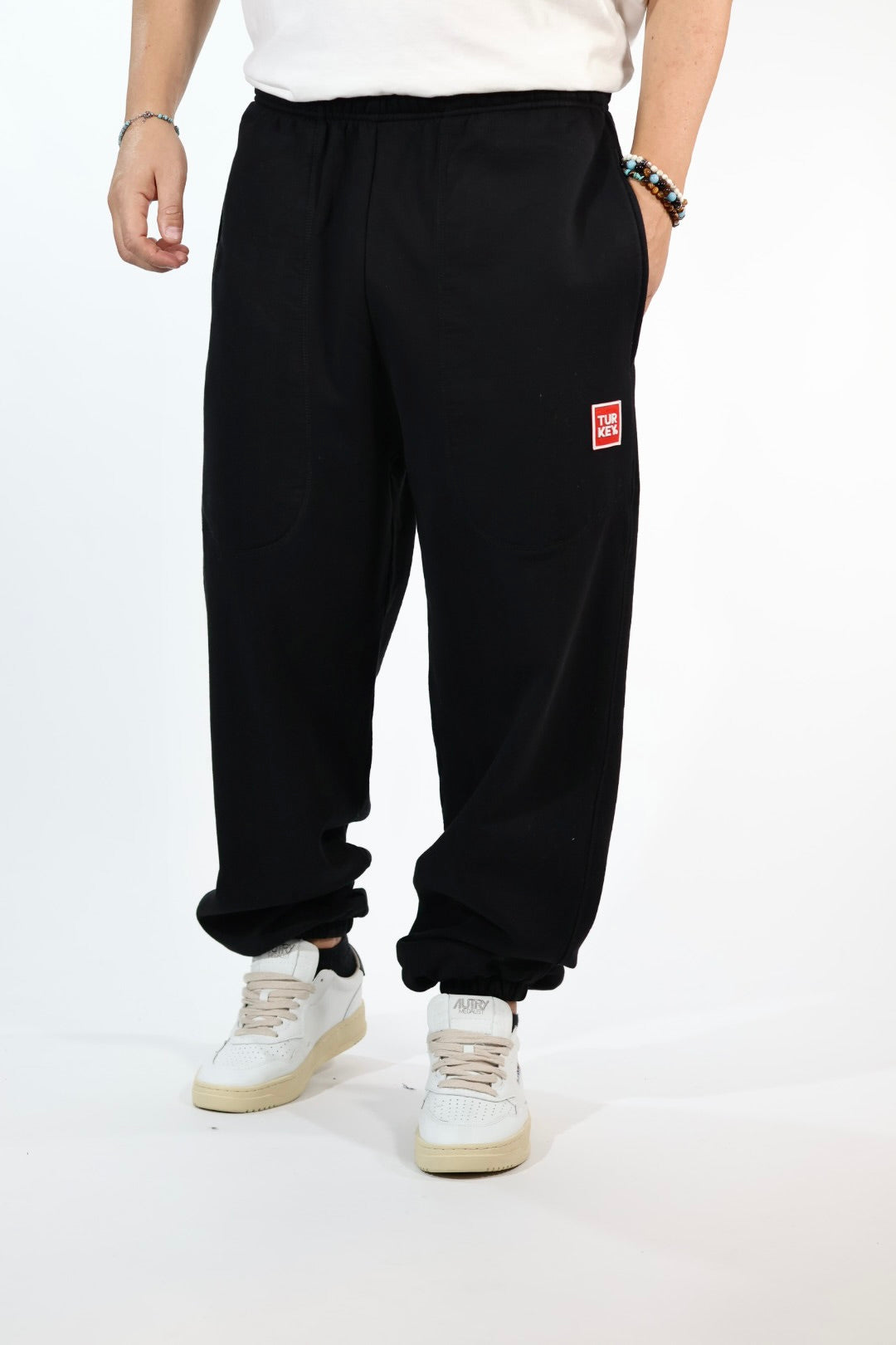 Pantalone steve nero over TURKEY