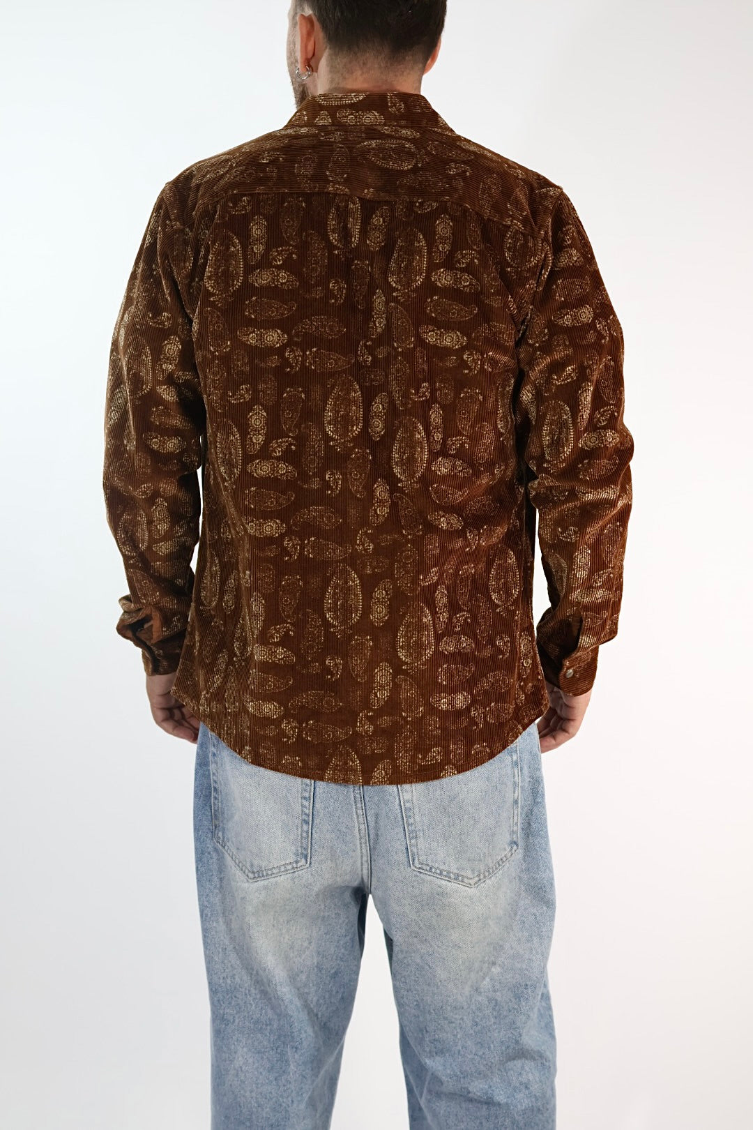 Camicia 7845S velluto costine fantasia GIANNI LUPO