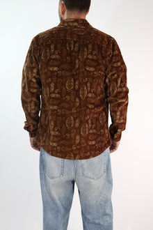 Camicia 7845S velluto costine fantasia GIANNI LUPO
