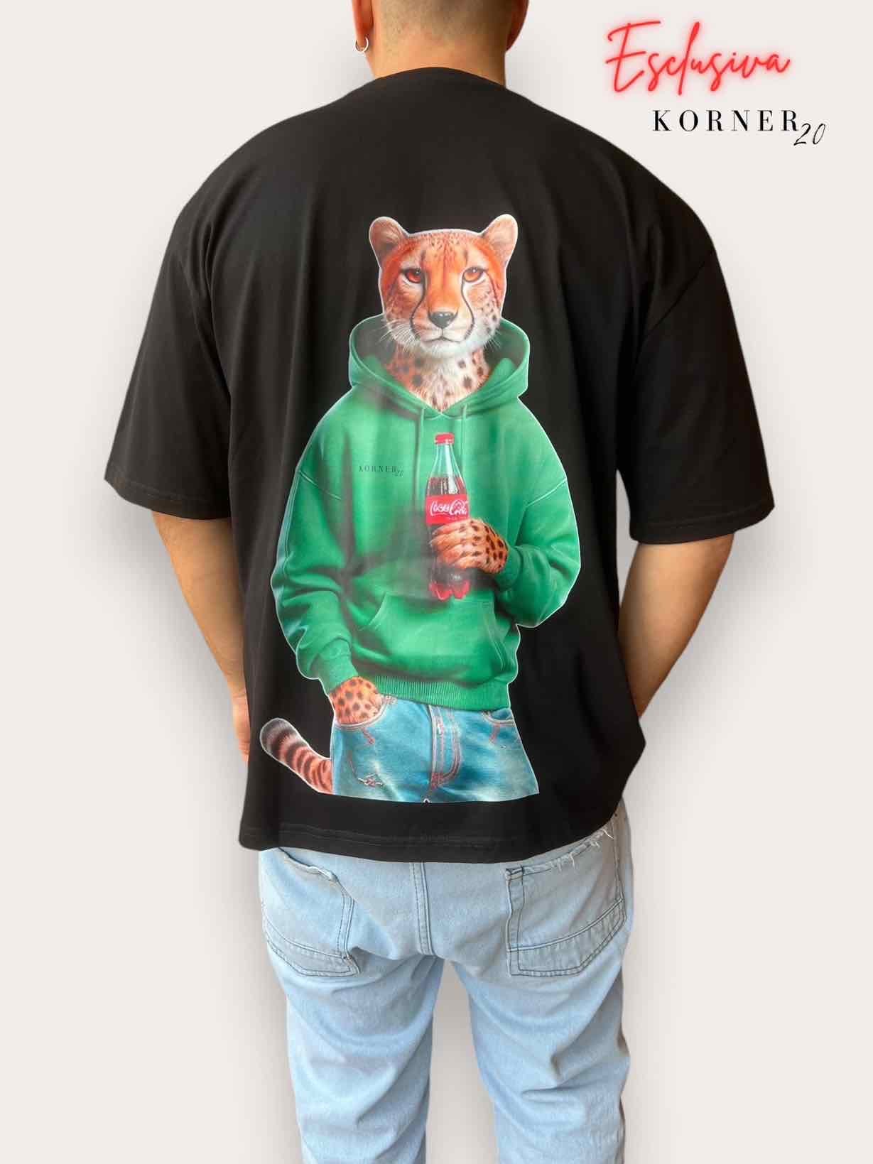 T shirt Party Animals Ghepardo KORNER 20