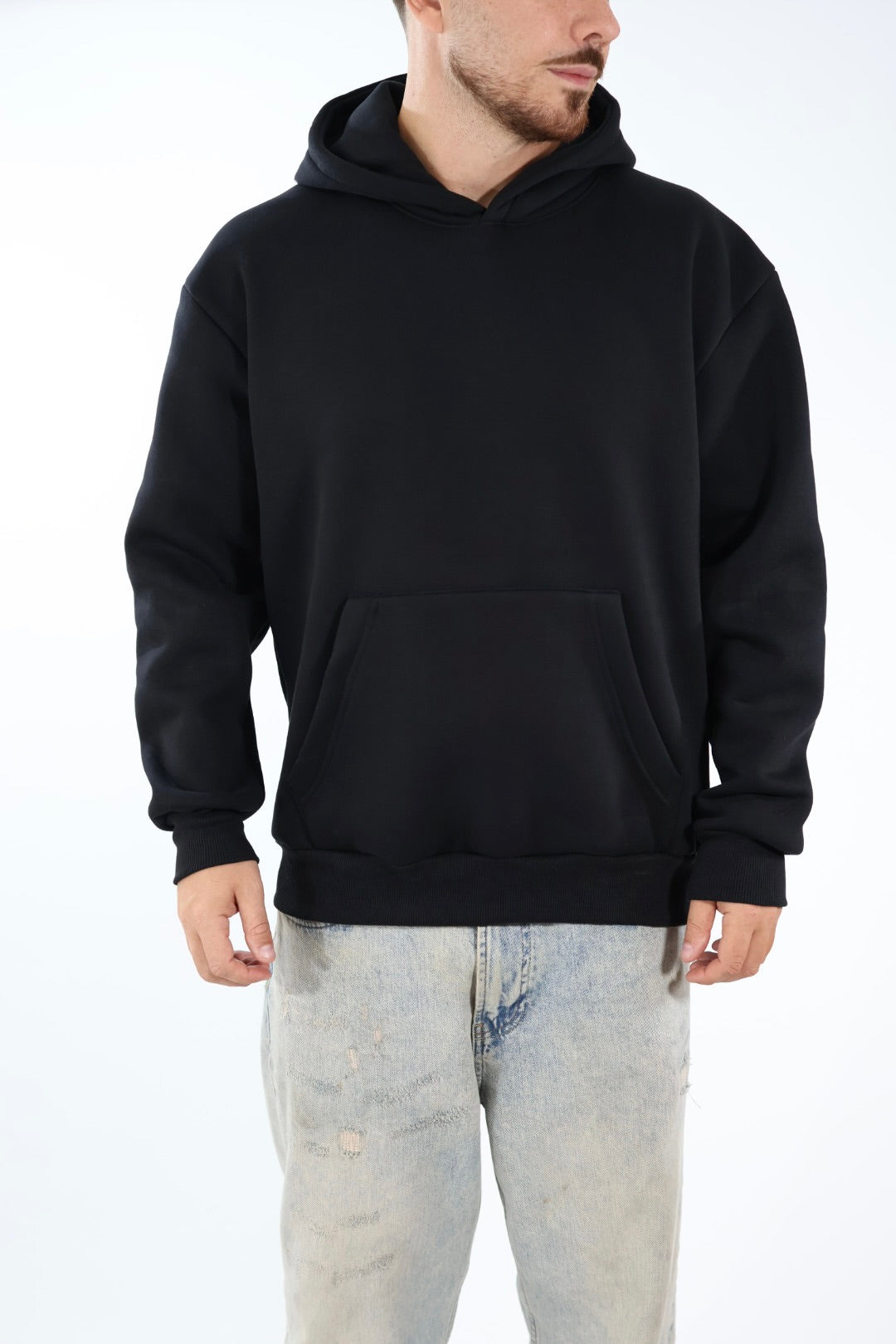 Felpa 099 basic cappuccio J.W