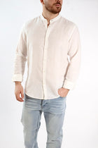 Camicia lino collo coreana 250 BERNA