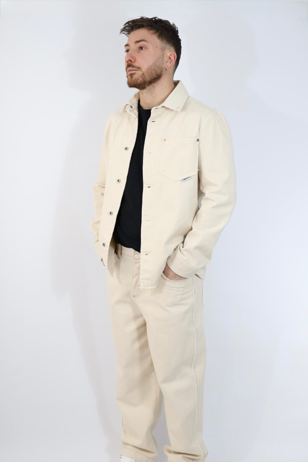 Overshirt taglio vivo 400 BERNA