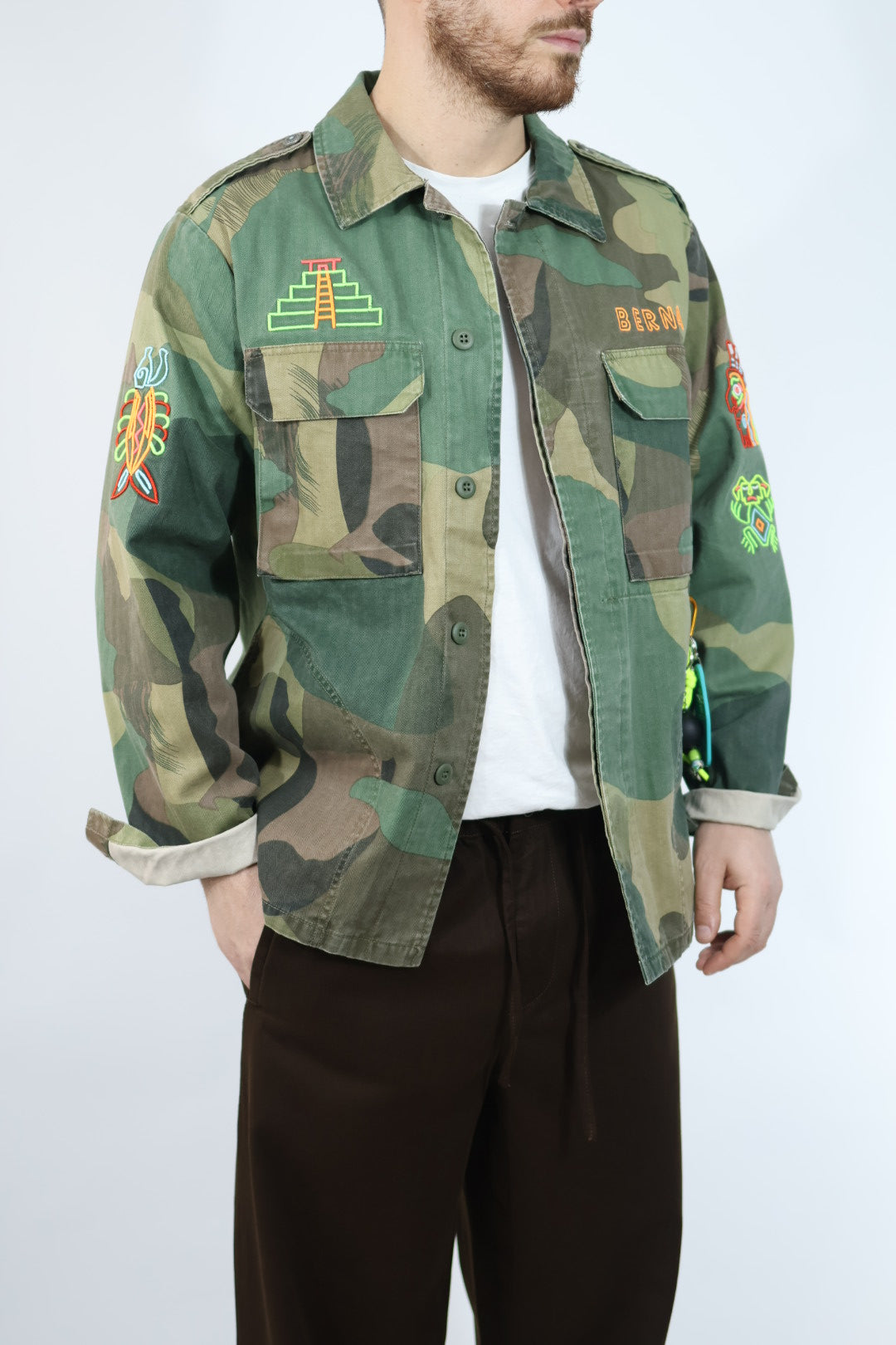 Overshirt camou aztechi 284 BERNA