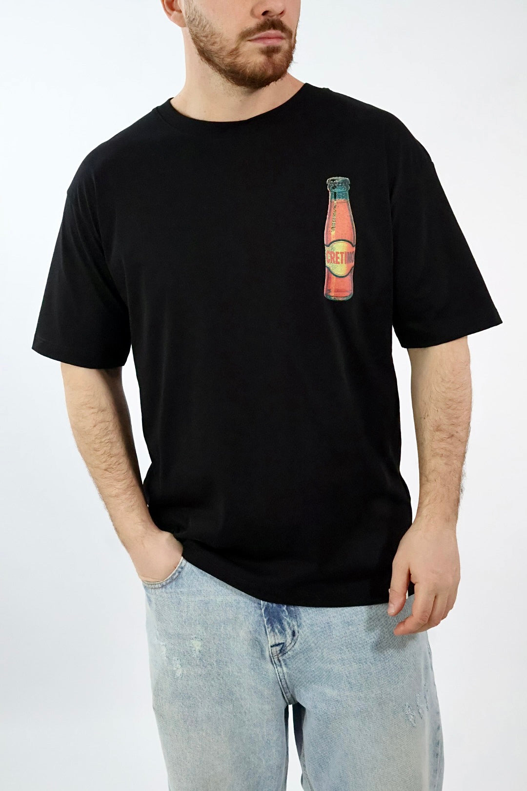 T-shirt stampa bitter  001  BL11