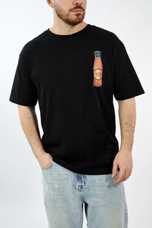 T-shirt stampa bitter  001  BL11