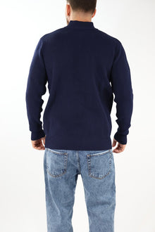 Maglioncino M70 lupetto zip Blu OVERD