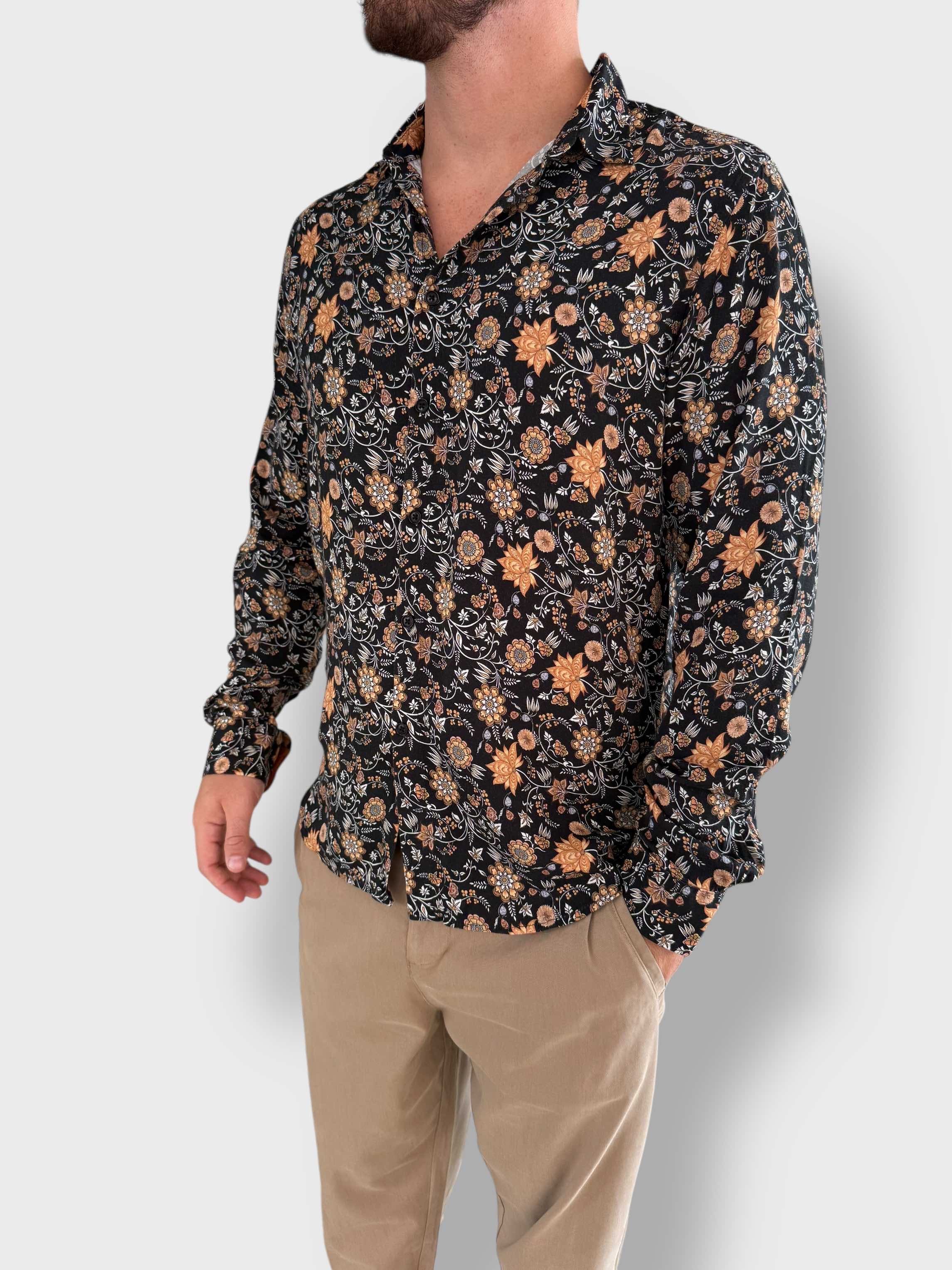 Camicia viscosa fantasia 130DA GIANNI LUPO