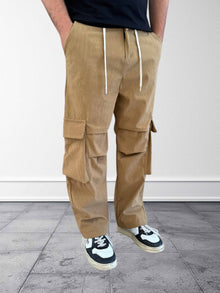 Pantalone cargo gabardine costine 363 DISCLAIMER