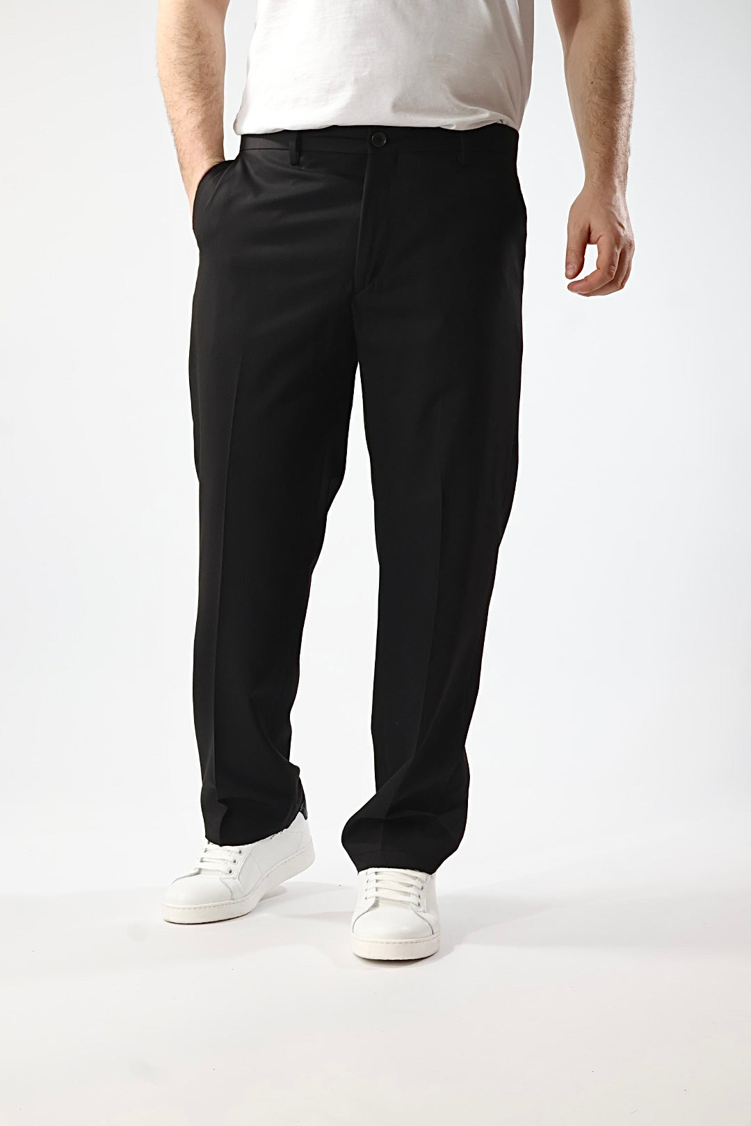 Pantalone chino anti fit capri taglio vivo P71 OVER-D