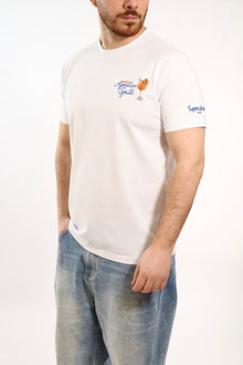 T-shirt ricamo super aperitivo  1901 SUPERCULTURE