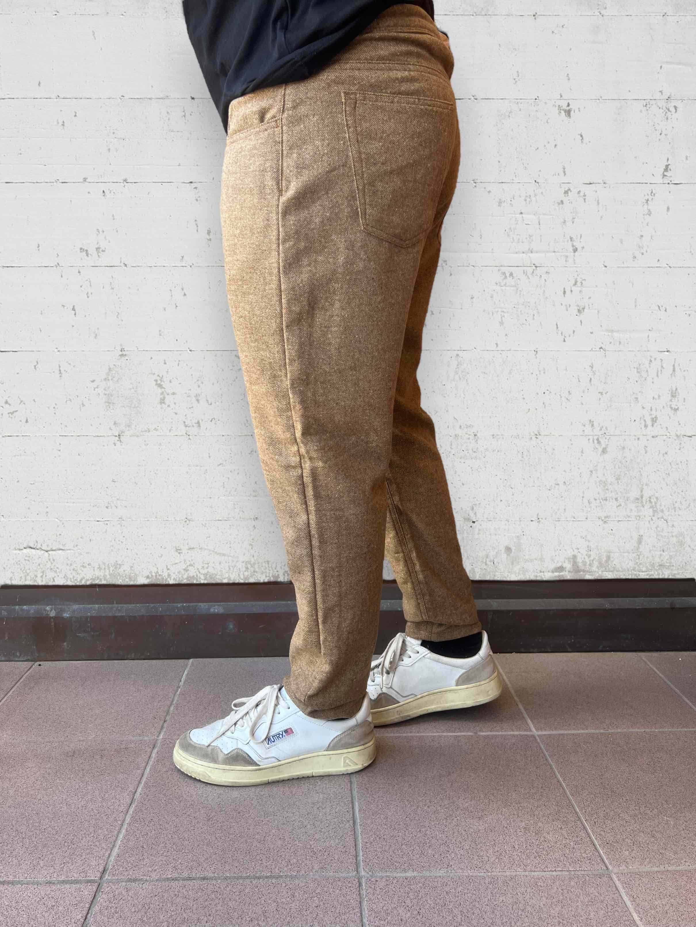 Pantalone Yellowstone cropped lana PONT