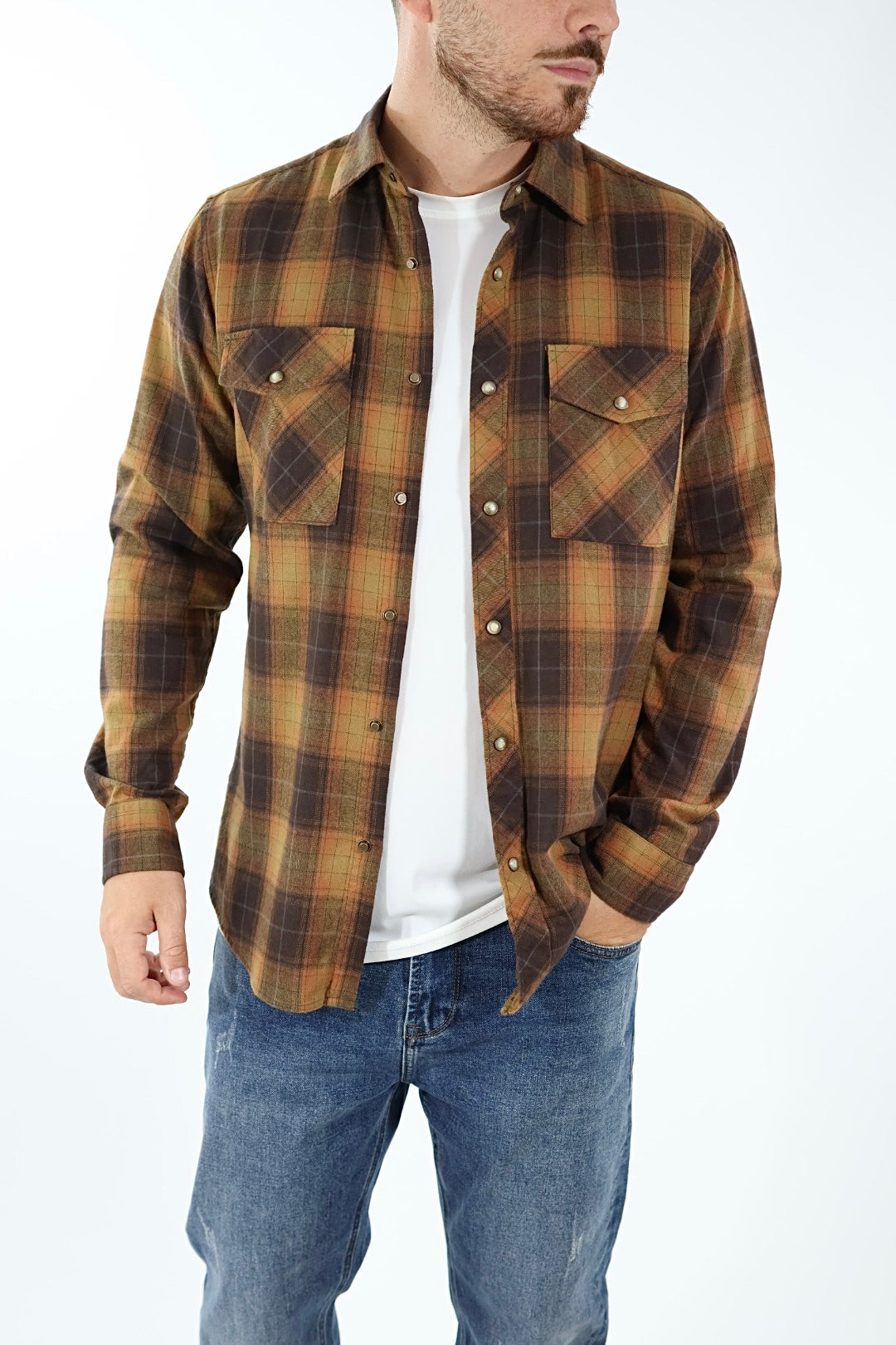 Camicia quadri  846S GIANNI LUPO