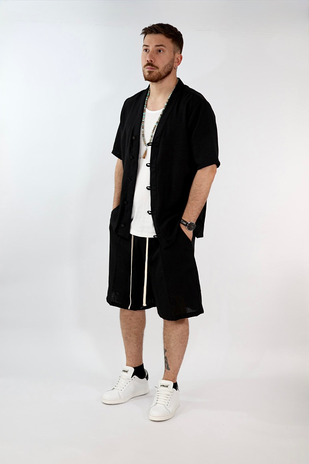 Completo camicia+bermuda 2231 BLACKSUNDAY