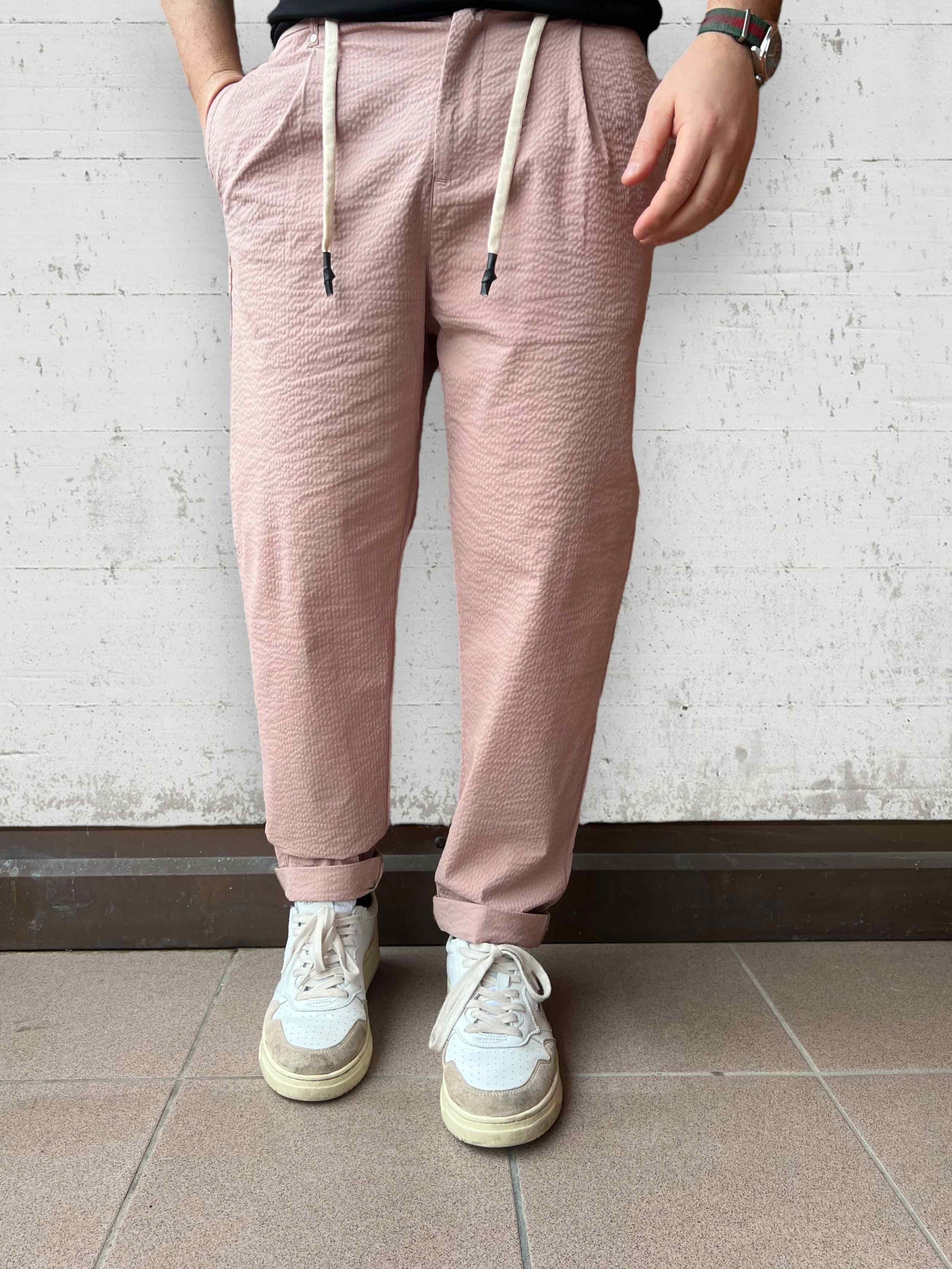 Pantalone goffrato BL11