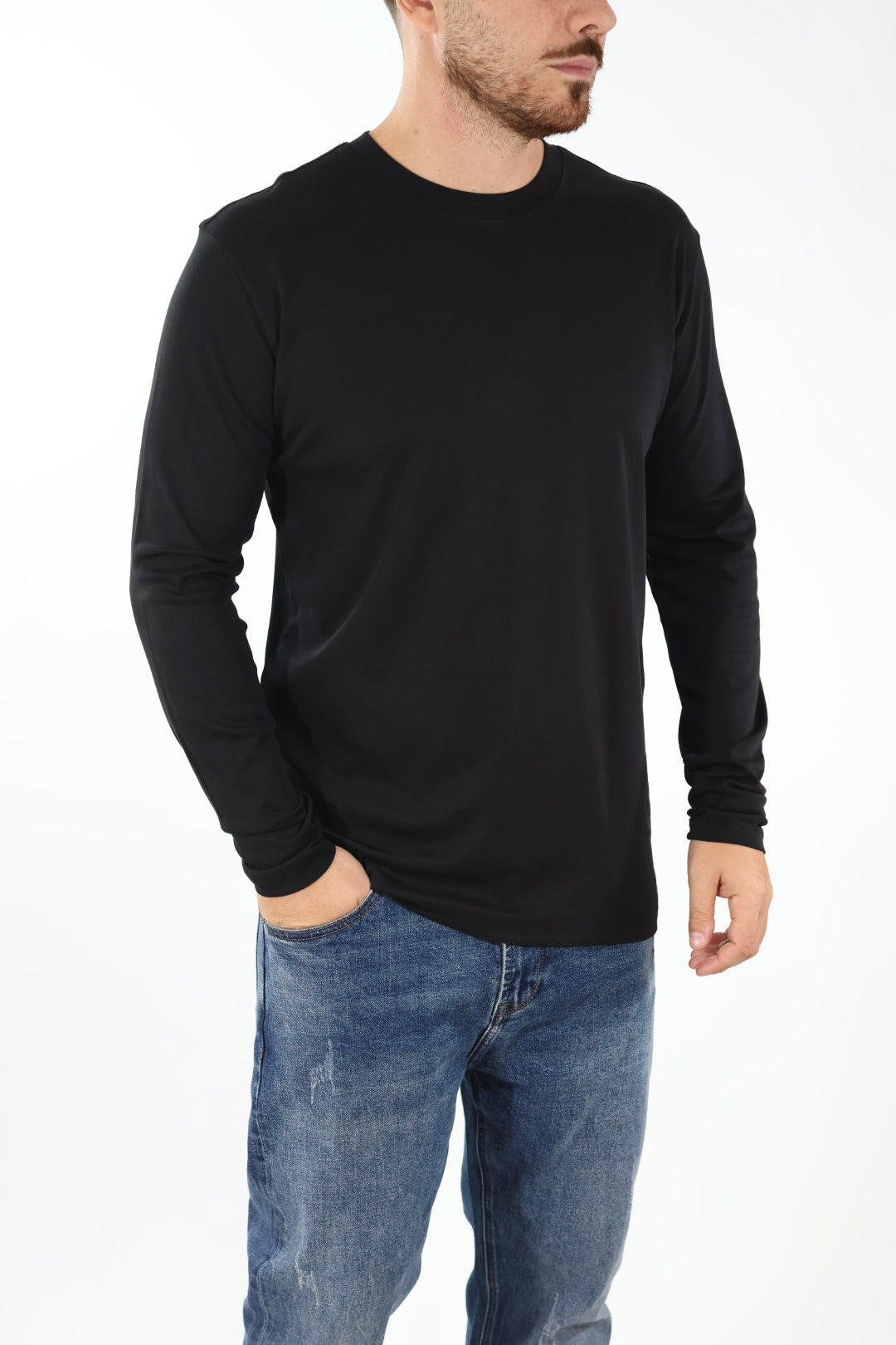 T-shirt basica m/l cotone 318F GIANNI LUPO