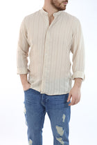 Camicia viscosa m/l collo coreana C57 OVER-D