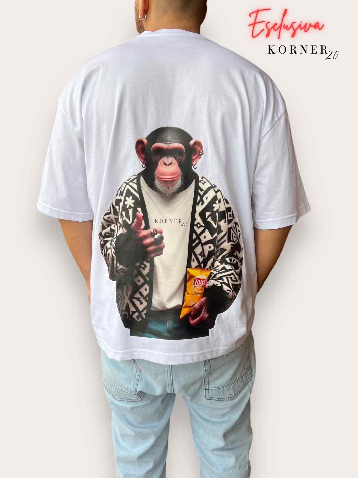 T shirt Party Animals Scimmia KORNER 20